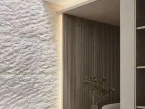 Πάνελ Τοίχου Flexible Moonscape από εύκαμπτη πέτρα σε μπεζ απόχρωση από την G Construction Θεσσαλονίκη