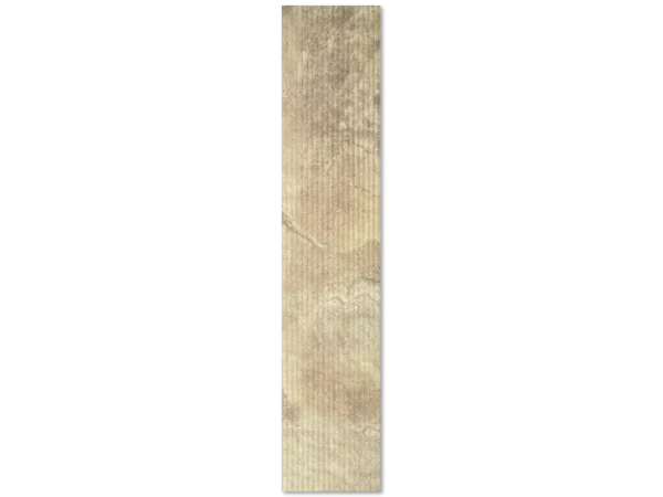 Πάνελ τοίχου Flexible Ripple Marble Pillar με ανάγλυφη κυματιστή υφή και καφέ όψη μαρμάρου