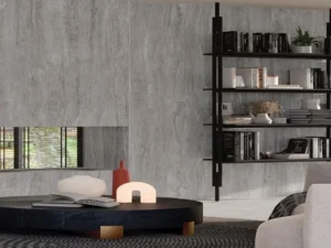 Πάνελ Τοίχου Flexible Travertine Milan Grey από εύκαμπτη πέτρα με φυσική όψη τραβερτίνη από την G Construction Θεσσαλονίκη