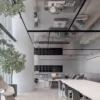 Διακοσμητικό πάνελ τοίχου Metallic Mirror Reflect Grey από μπαμπού με γκρι επιφάνεια καθρέπτη για επένδυση εσωτερικών χώρων