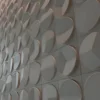 Λευκό πάνελ τοίχου PU Circle Stone με μοντέρνο ανάγλυφο σχεδιασμό υψηλής αισθητικής