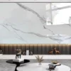 Πάνελ Τοίχου PVC Marble Glossy Icevien με γυαλιστερή όψη μαρμάρου από την G Construction Θεσσαλονίκη