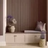 Πηχάκια τοίχου PVC Riga Brown 8011 σε καφέ απόχρωση