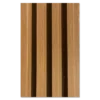 Λεπτομέρεια πηχακίων τοίχου PVC Riga Brown με ημιανάγλυφη επιφάνεια