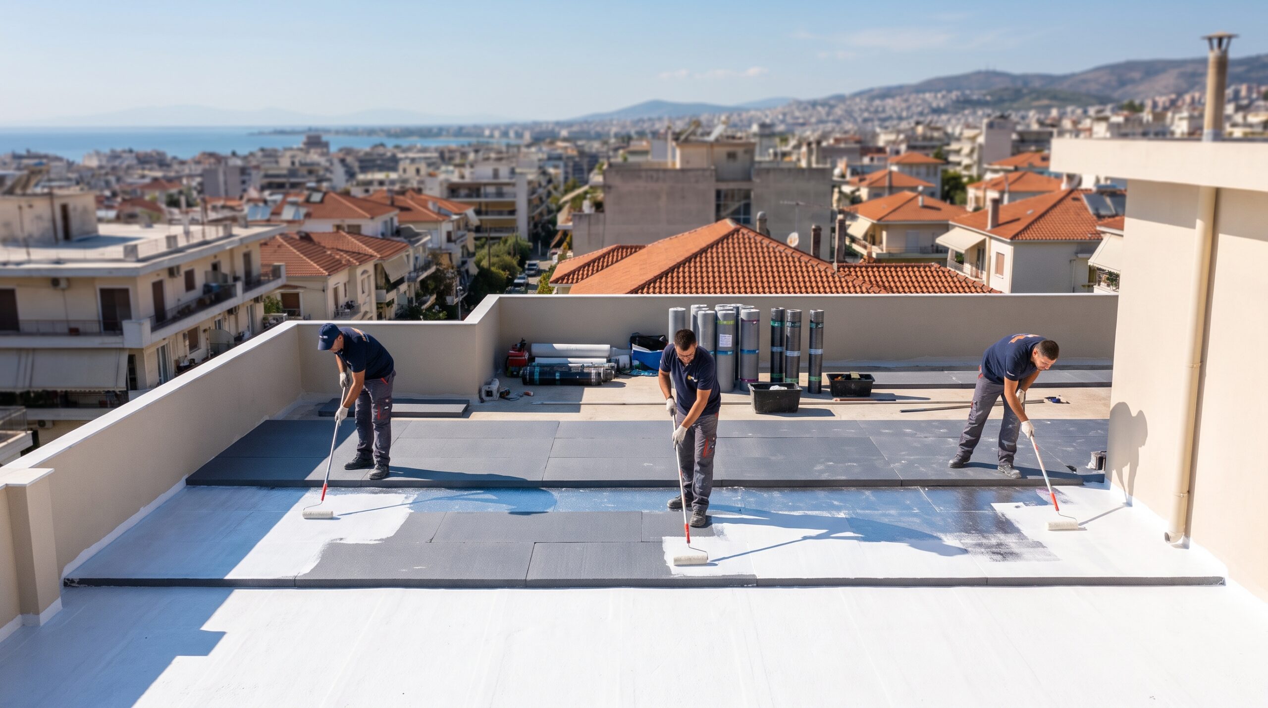 Μόνωση ταράτσας τιμές 2026: τι πραγματικά πληρώνετε